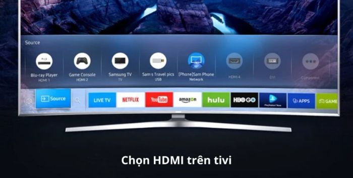 Chiếu màn hình iPhone lên tivi