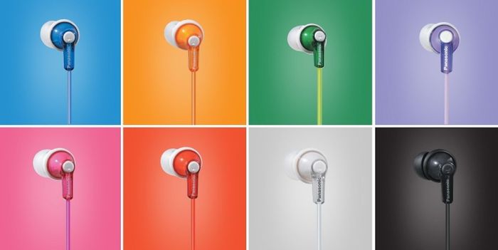 Panasonic wireless earbuds available in a range of colors