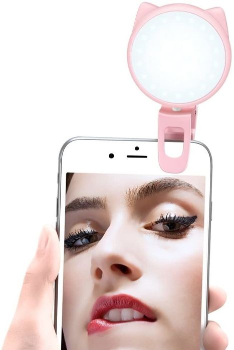The light attached to a smartphone
