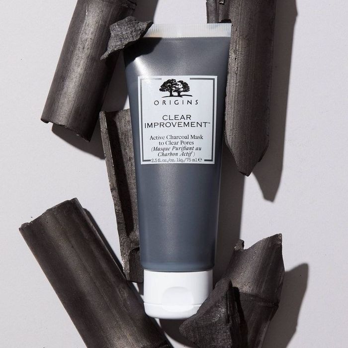 The mask next to charcoal