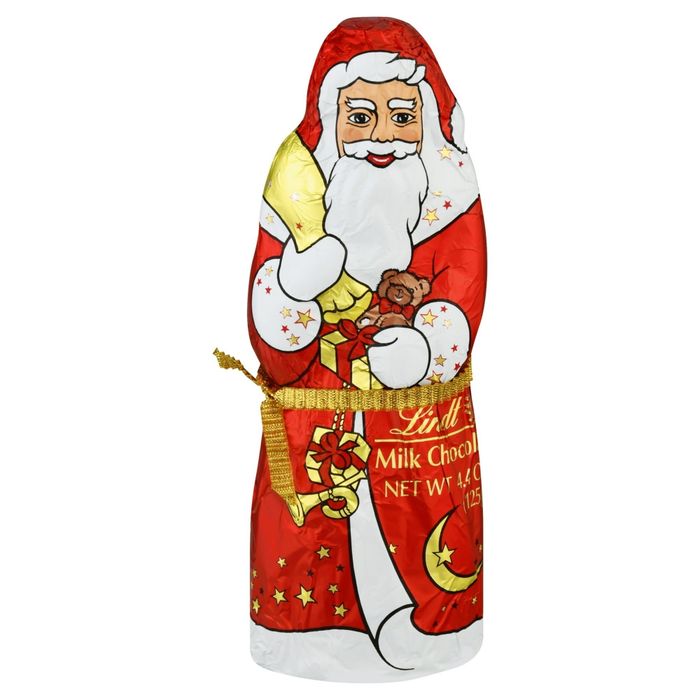 the chocolate Santa