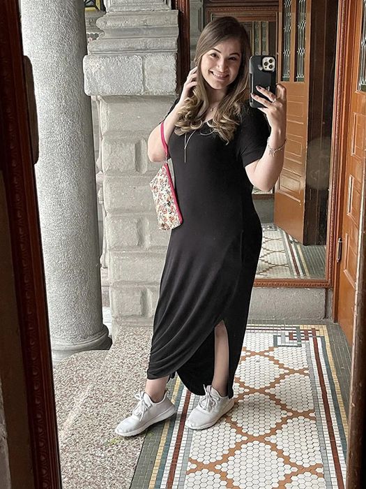 The dress.