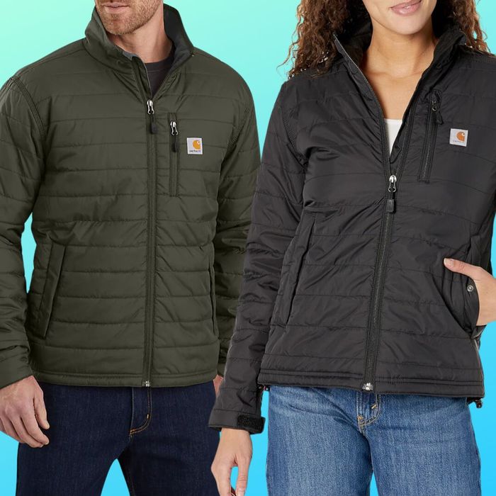 models wearing the jacket in two distinct colors