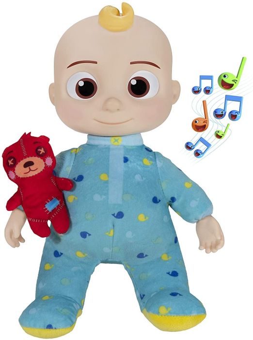 The soft, huggable doll modeled after JJ, a beloved figure from the educational YouTube sensation, CoComelon