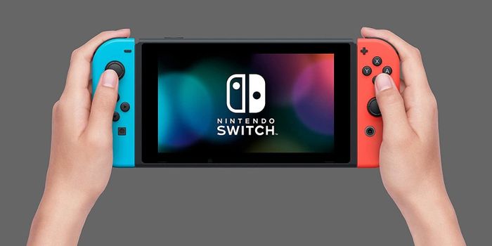the blue and red Nintendo Switch