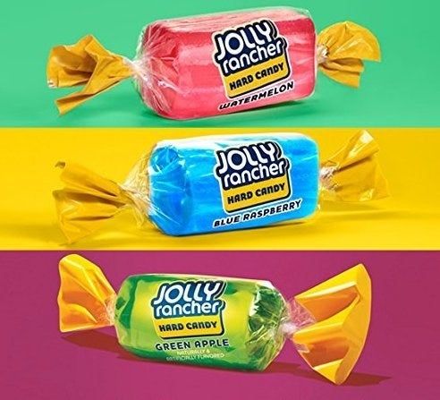 jolly rancher candies in wrappers