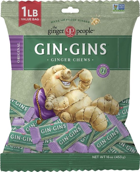 gin gins ginger chews bag