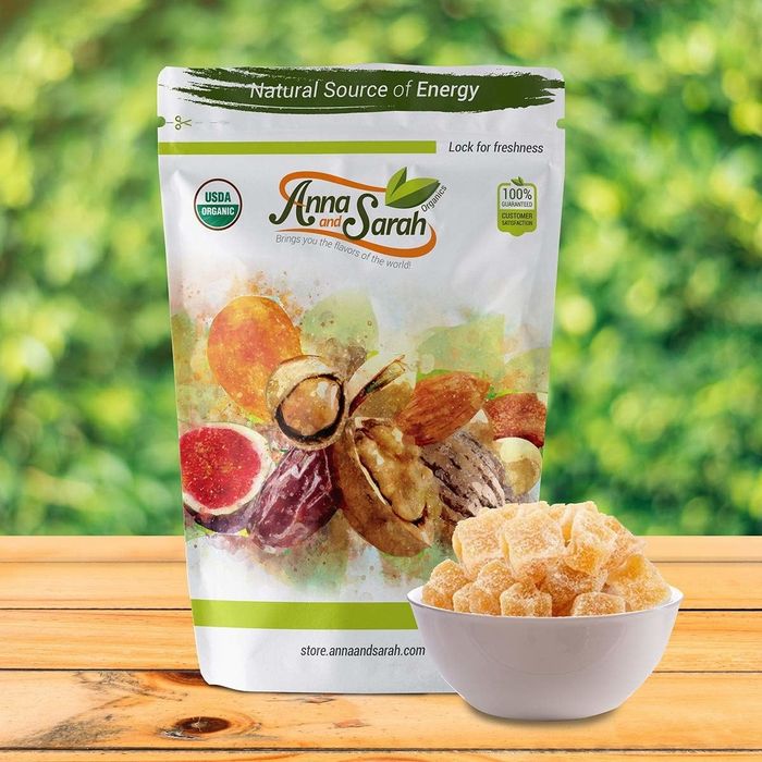 Anna and Sarah crystallized organic ginger bag