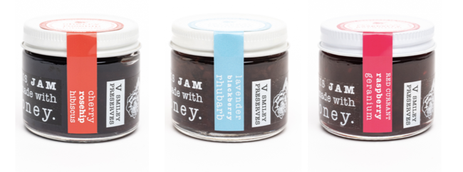 The three jars of jams