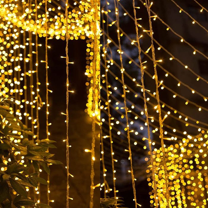 the glowing lights