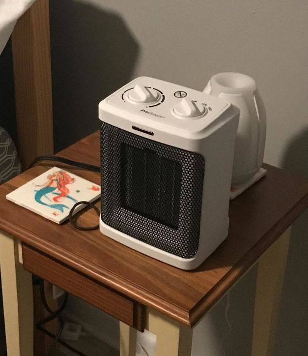 The white space heater