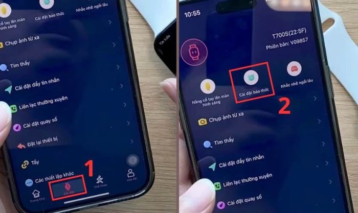 Cách thiết lập báo thức trên đồng hồ thông minh HiWatch 8