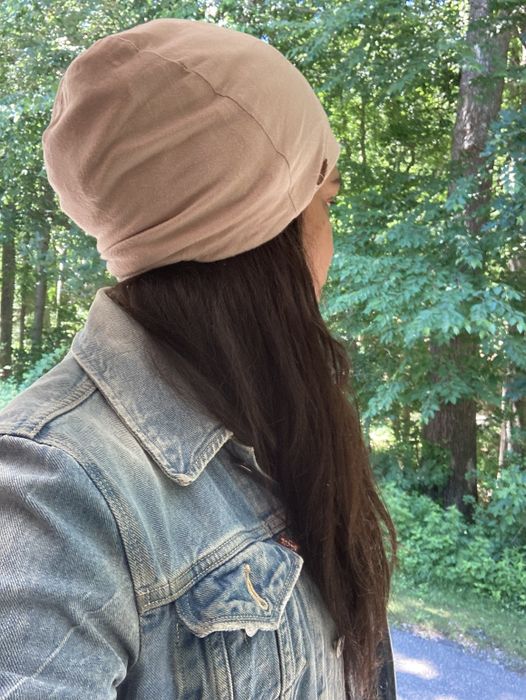 Photo of me wearing my satin cap