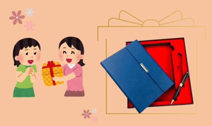 Bộ quà tặng sổ tay và bút ký dành tặng sếp 20/10
