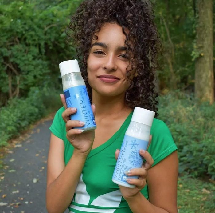 This winter blend shampoo and conditioner set is perfect for keeping your hair healthy and moisturized during the colder months.