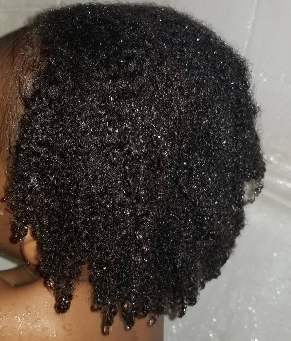 Image showing hair results after using the shampoo