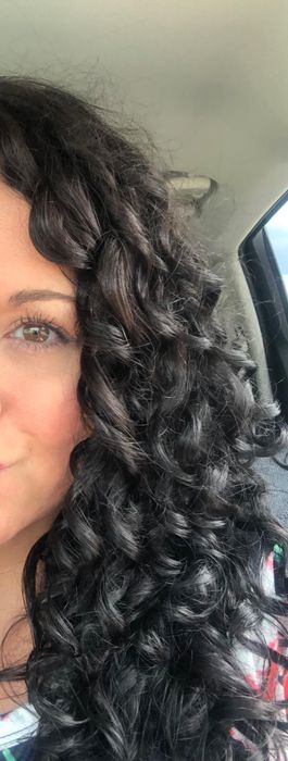 Image showing hair transformation after using the shampoo