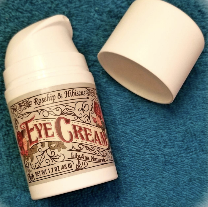 A bottle of eye cream