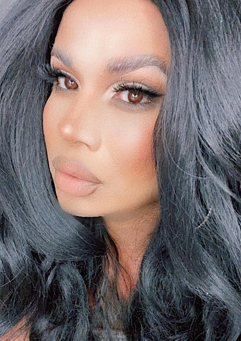 a reviewer displaying their impeccably groomed eyebrows