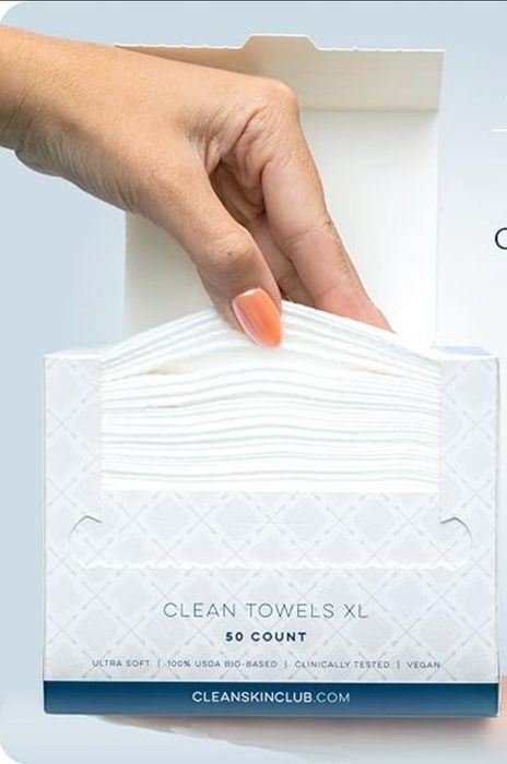 The Clean Skin Club towels