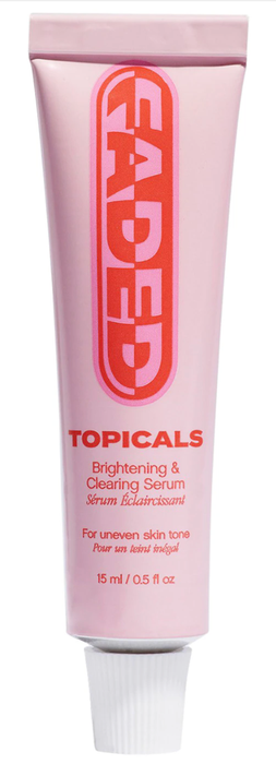 A tube of serum designed to target dark spots