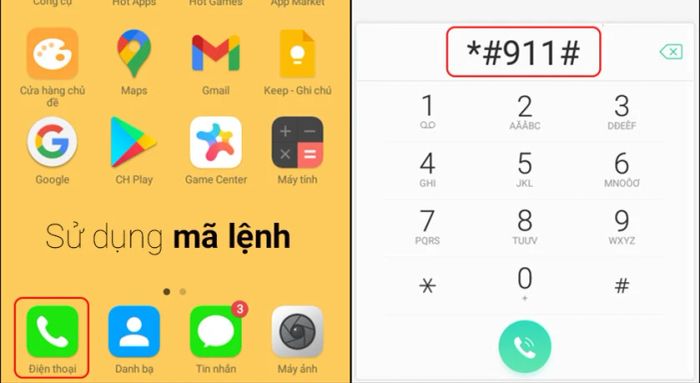 Reset điện thoại OPPO bằng mã lệnh