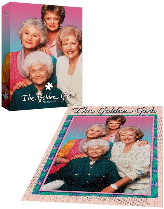 The puzzle showcasing the four iconic Golden Girls characters