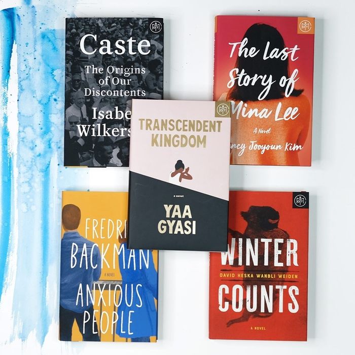 five of book of the month's book choices