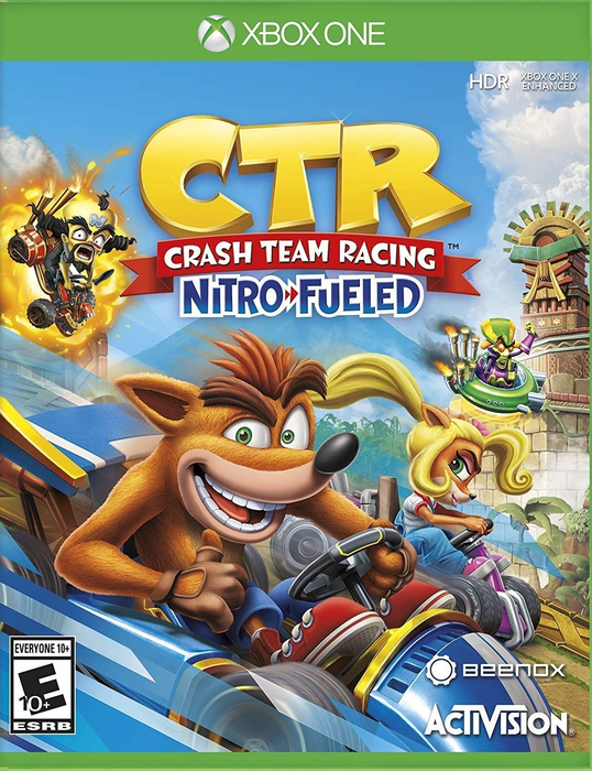 The Crash Bandicoot racing game