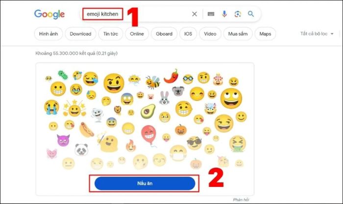 Hướng dẫn chi tiết cách sử dụng Emoji Kitchen trên máy tính