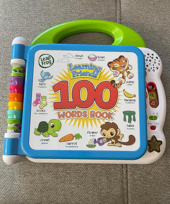 a reviewer's photo of the interactive book
