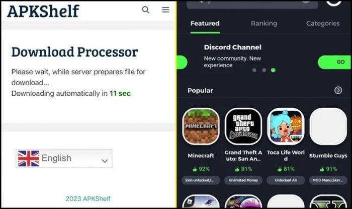Tải và cài đặt Jojoy APK lên điện thoại Android.