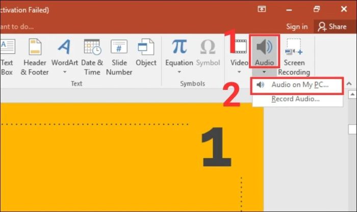 Hướng dẫn thêm hiệu ứng âm thanh vào PowerPoint bằng file có sẵn