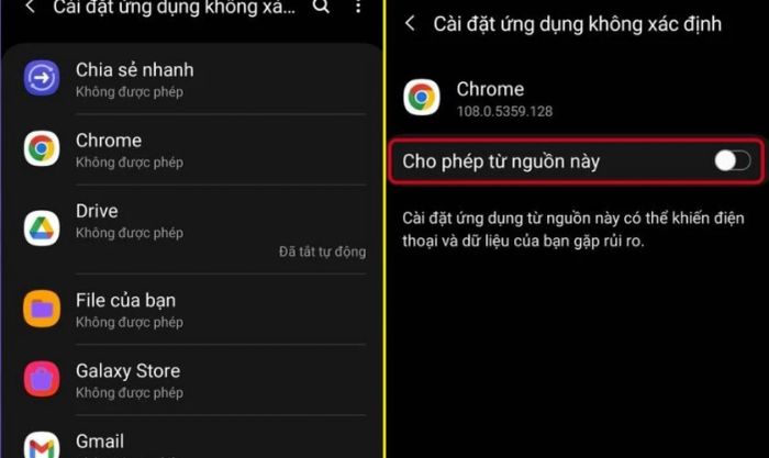 Sử dụng Google Chrome để cài đặt Jojoy.