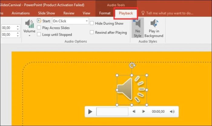 Hướng dẫn tùy chỉnh file âm thanh trong PowerPoint