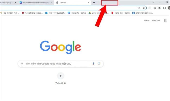 Sử dụng Snap Layouts để chia đôi màn hình trên laptop