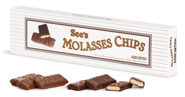 a box containing an assortment of candies