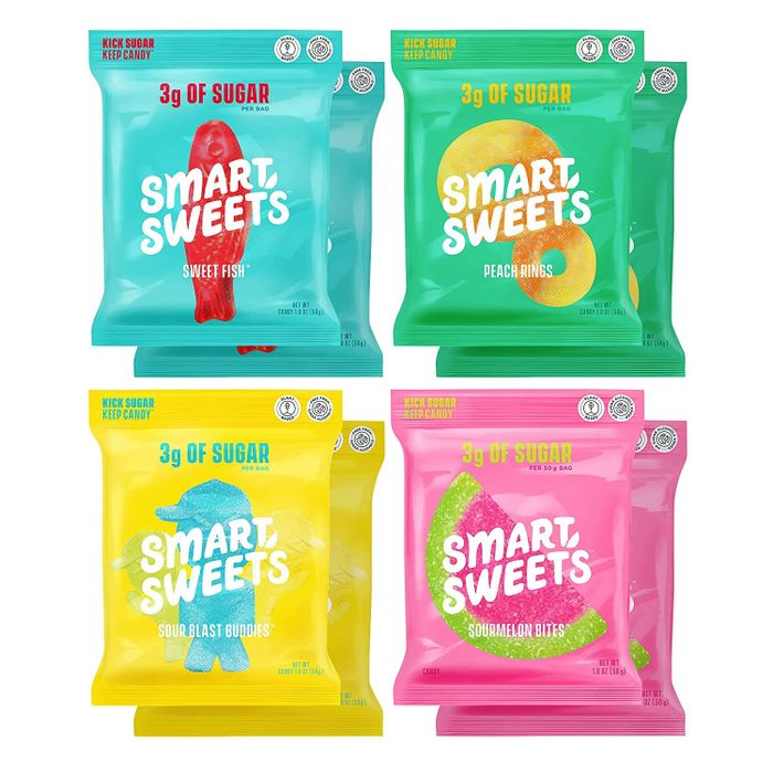 packets of assorted candies