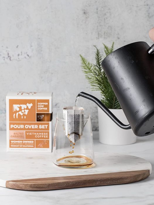 using the pour-over kit