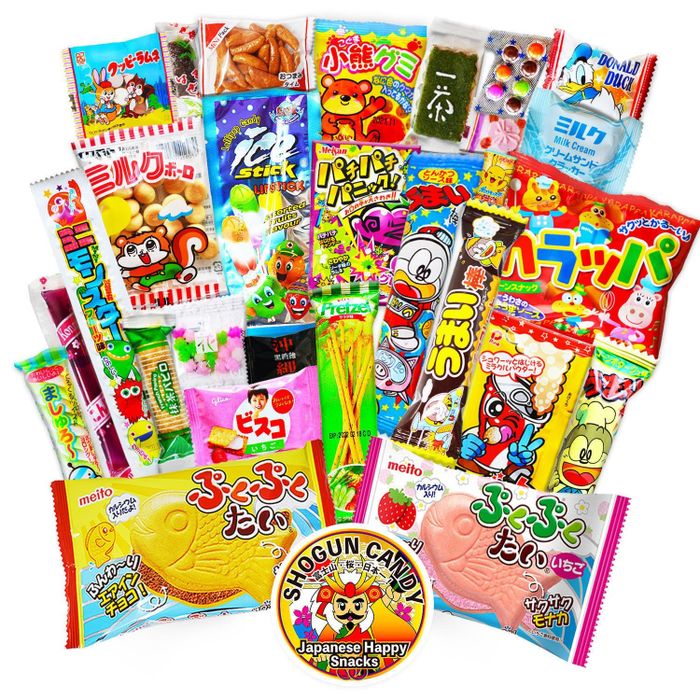assortments of different candies