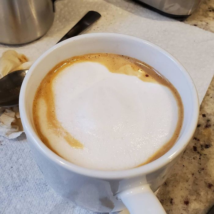 A reviewer's snapshot of their homemade chai