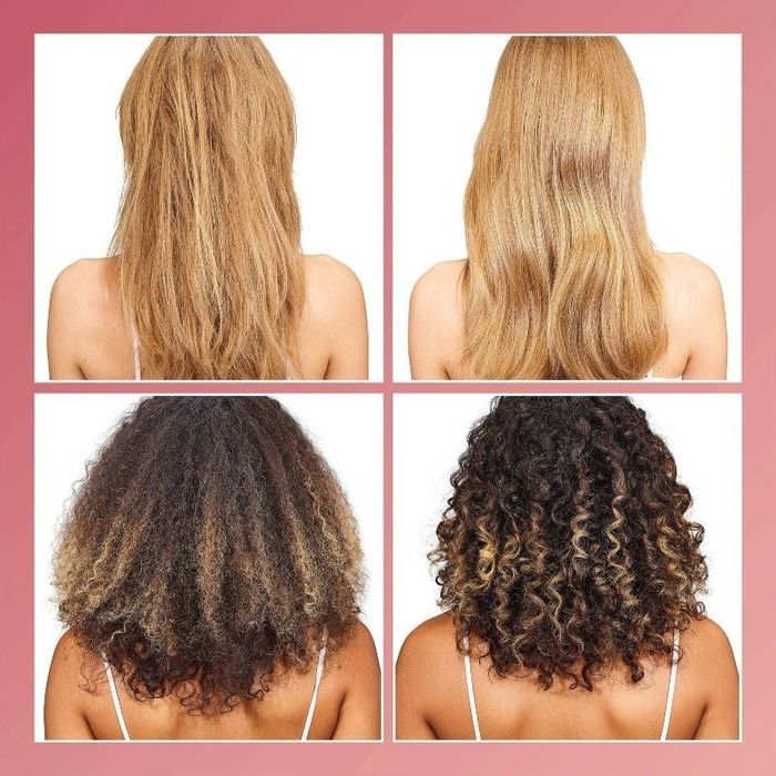 A collection of before and after images showcasing dramatic hair transformations.