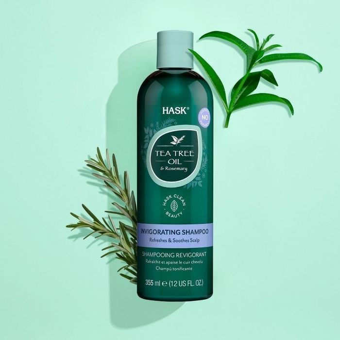 A bottle of refreshing shampoo for your scalp and strands.