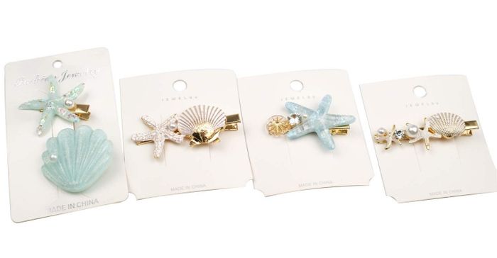 The assortment of shell clips.