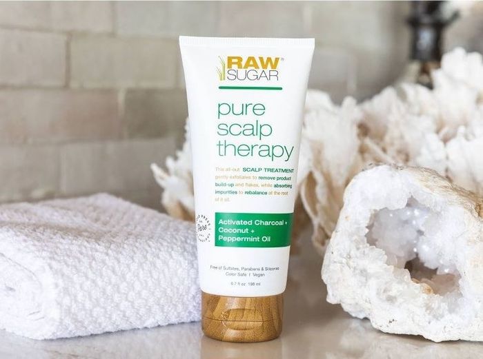 A tube of scalp treatment.