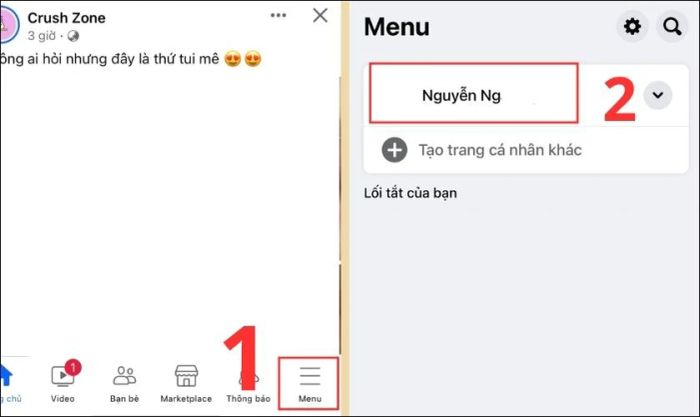 Cách thay đổi ngày sinh trên Facebook qua điện thoại