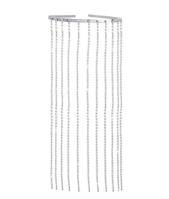 The exquisite long flash drill tassel headband.