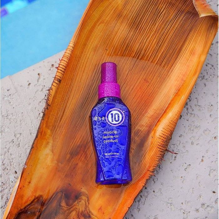 A bottle of hair treatment designed to restore and nurture your locks.