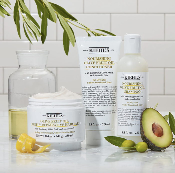 The line of hair products.