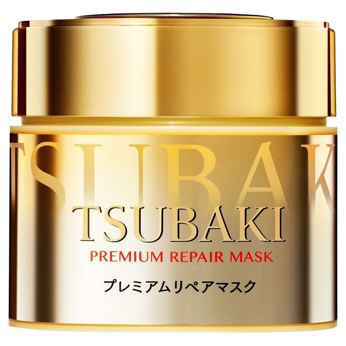 Product image of the mask in a luxurious gold tub.